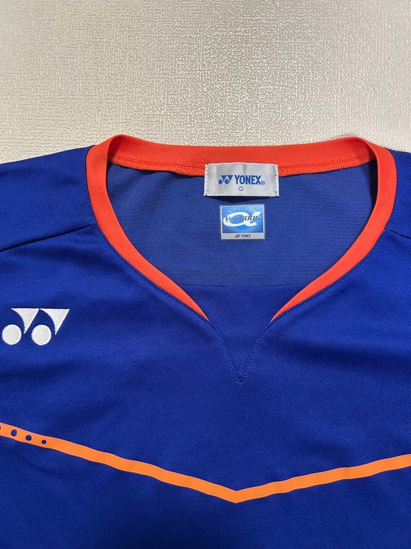 YONEX 半袖スポーツウェア 青/オレンジ