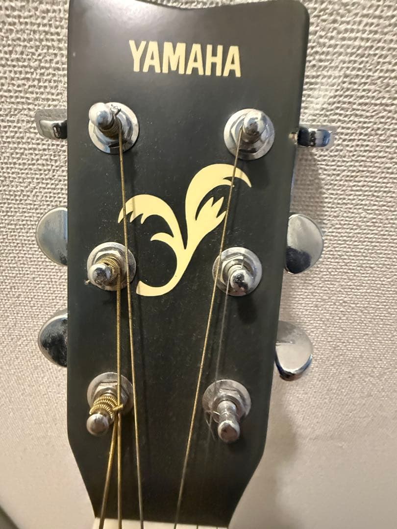希少　YAMAHA FS-325 アコースティックギター グリーン　ケース付