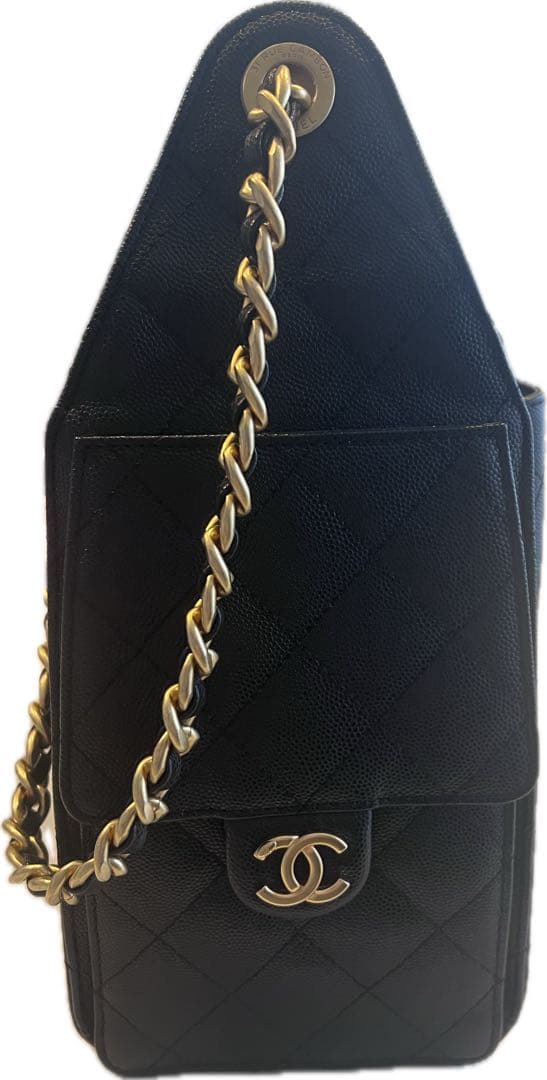【美品】CHANEL ショルダーバッグ ノベルティ ブラック
