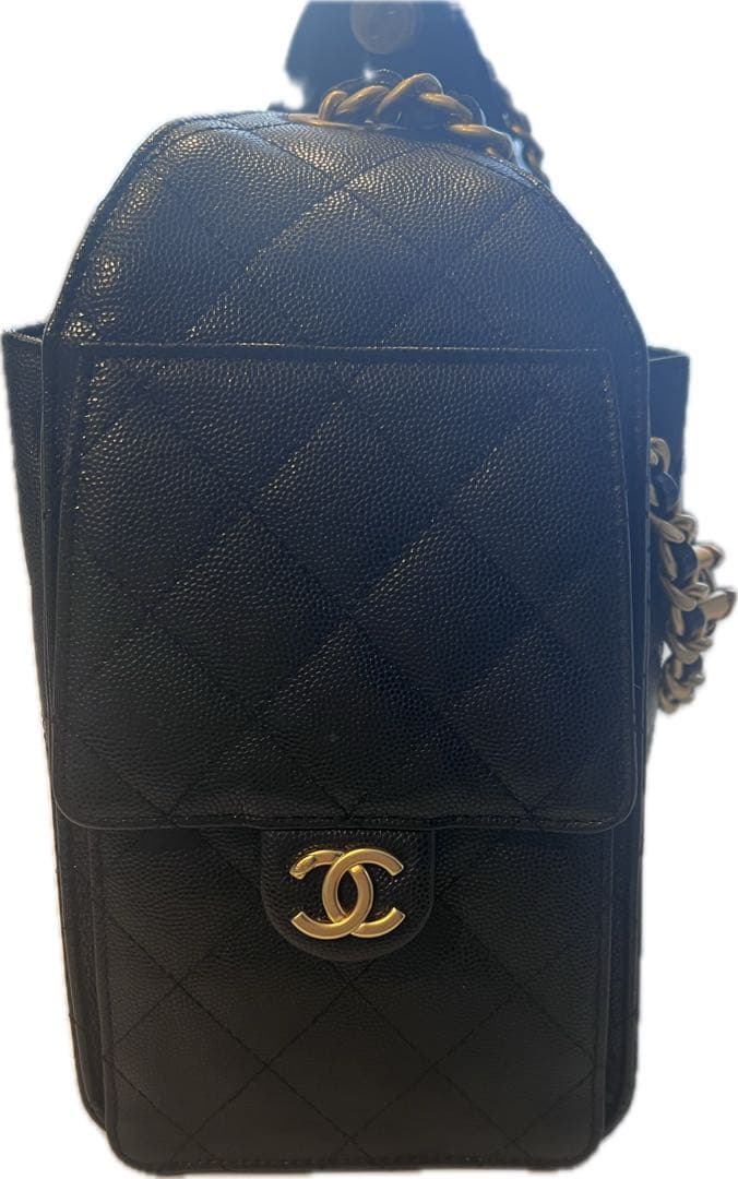 【美品】CHANEL ショルダーバッグ ノベルティ ブラック