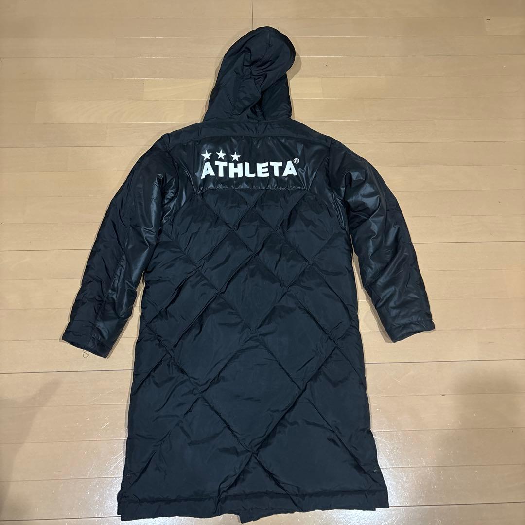 ATHLETA ブラック ベンチコート　160cm