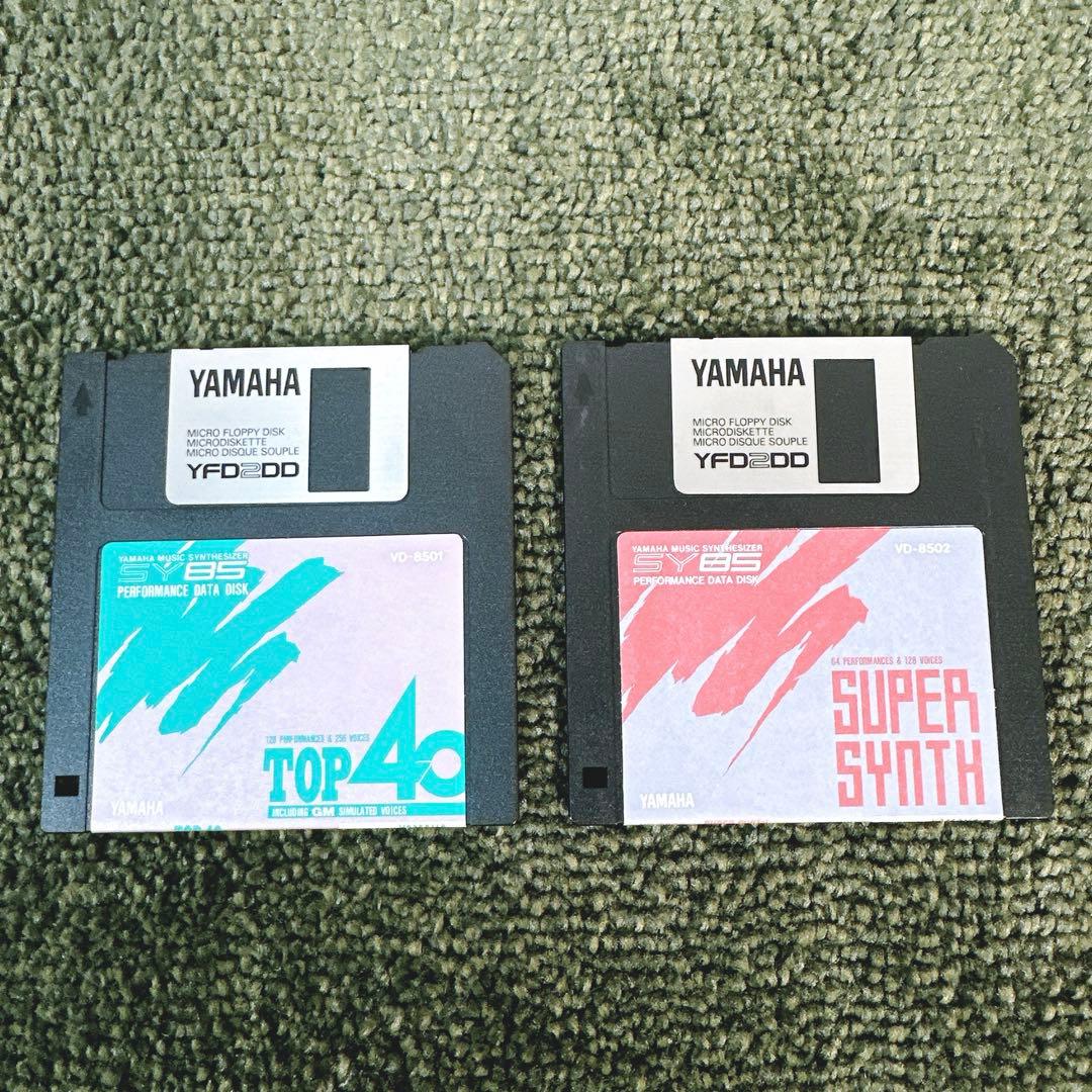 YAMAHA SY85 シンセサイザー データディスク セット メモリーカード