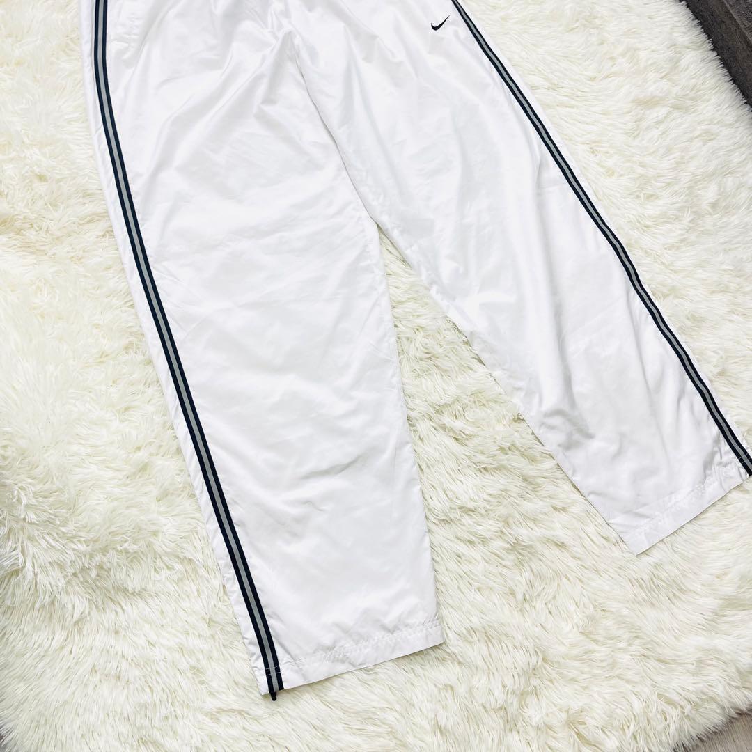 美品00s OLD NIKEナイキ ナイロンパンツ ワイドパンツ シャカパン