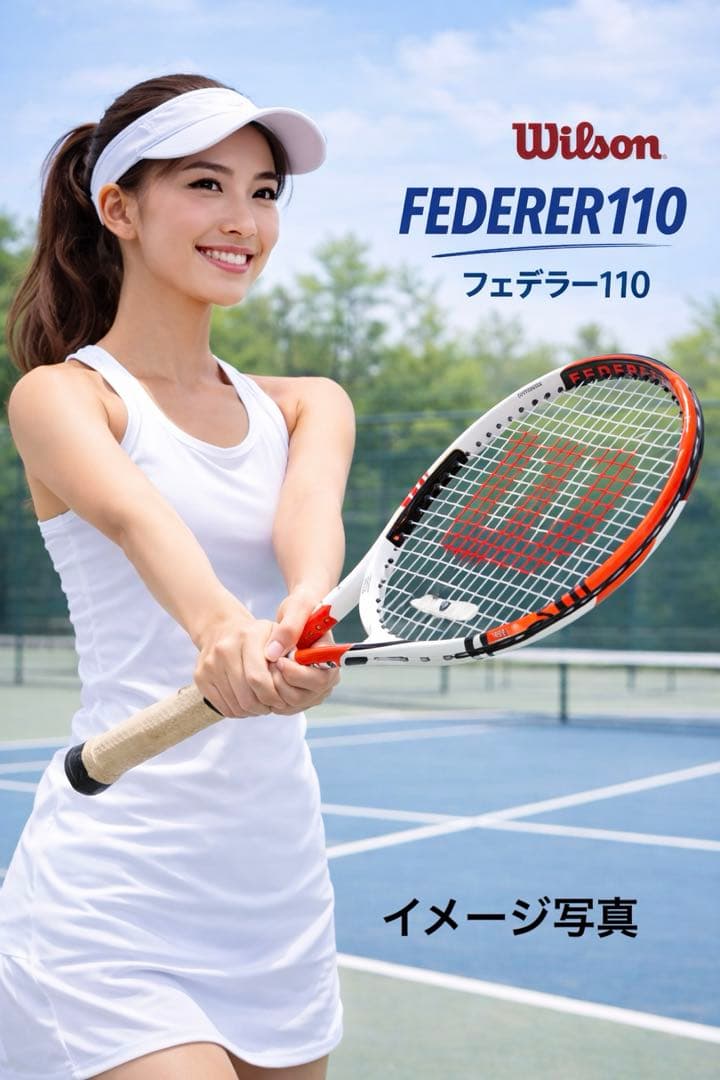 フェデラー110◆Wilson 硬式テニスラケット ウィルソン プロモデル
