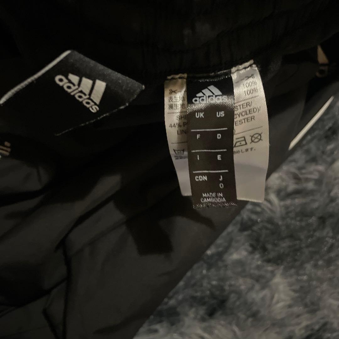 adidas ブラック ウォームアップパンツ Fサイズ