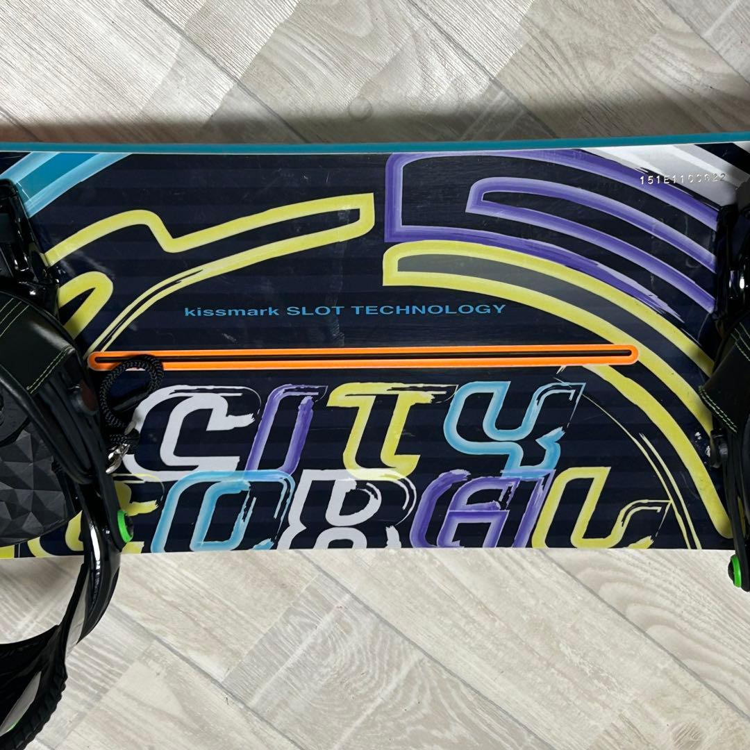 キスマークCITYCORAL RC 151㎝　ヘッドMサイズ　バートン 24㎝