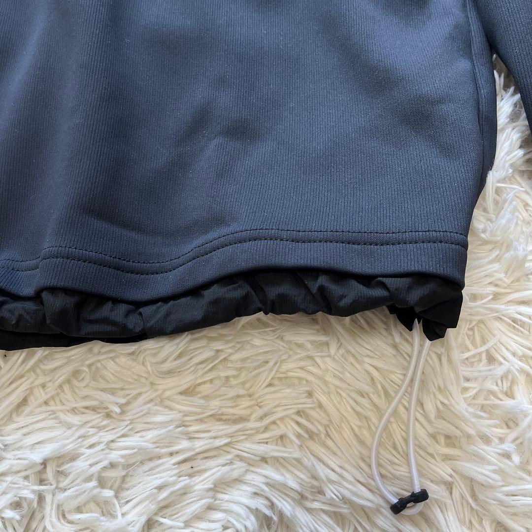 未使用　XL　23SS　マークアンドロナ　ハーフジップ モックネック　バックPT