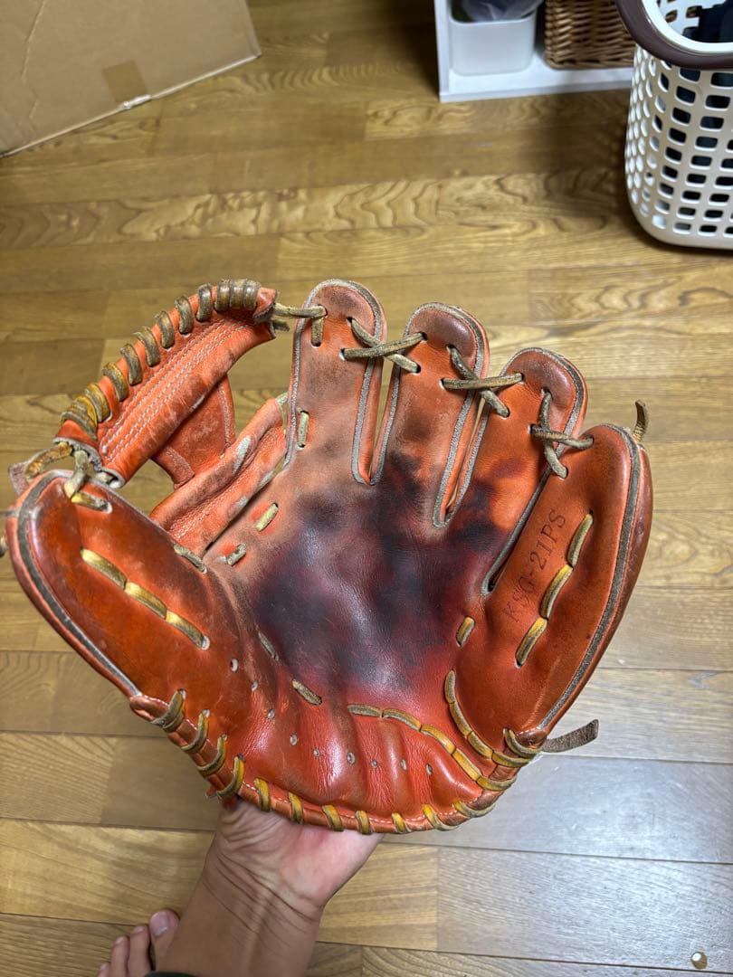 Slugger 硬式グローブ オレンジ