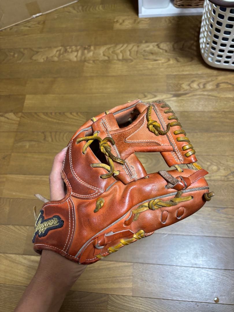 Slugger 硬式グローブ オレンジ