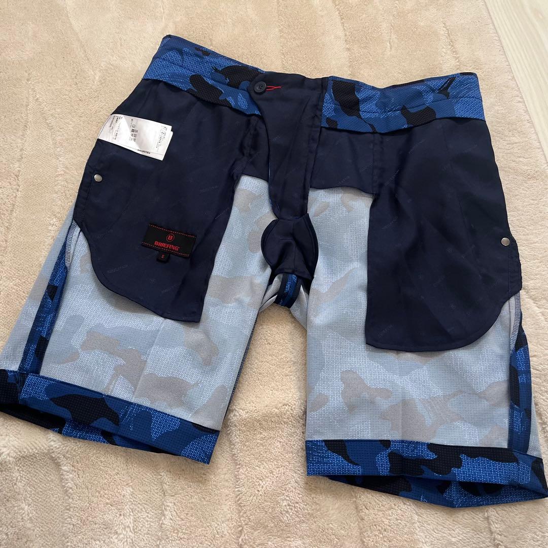 新品★27,500円 メンズS BRIEFINGゴルフ カモフラショートパンツ