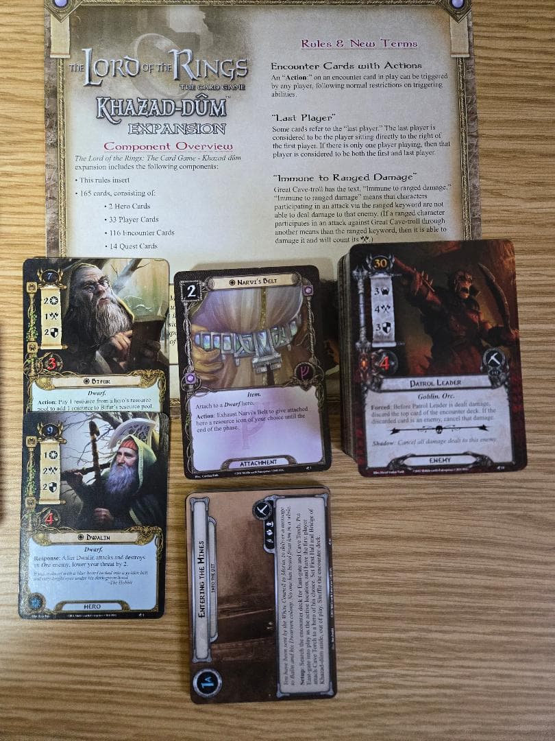 LOTR LCG: Dwarrowdelf + Khazad-dum (英語版)