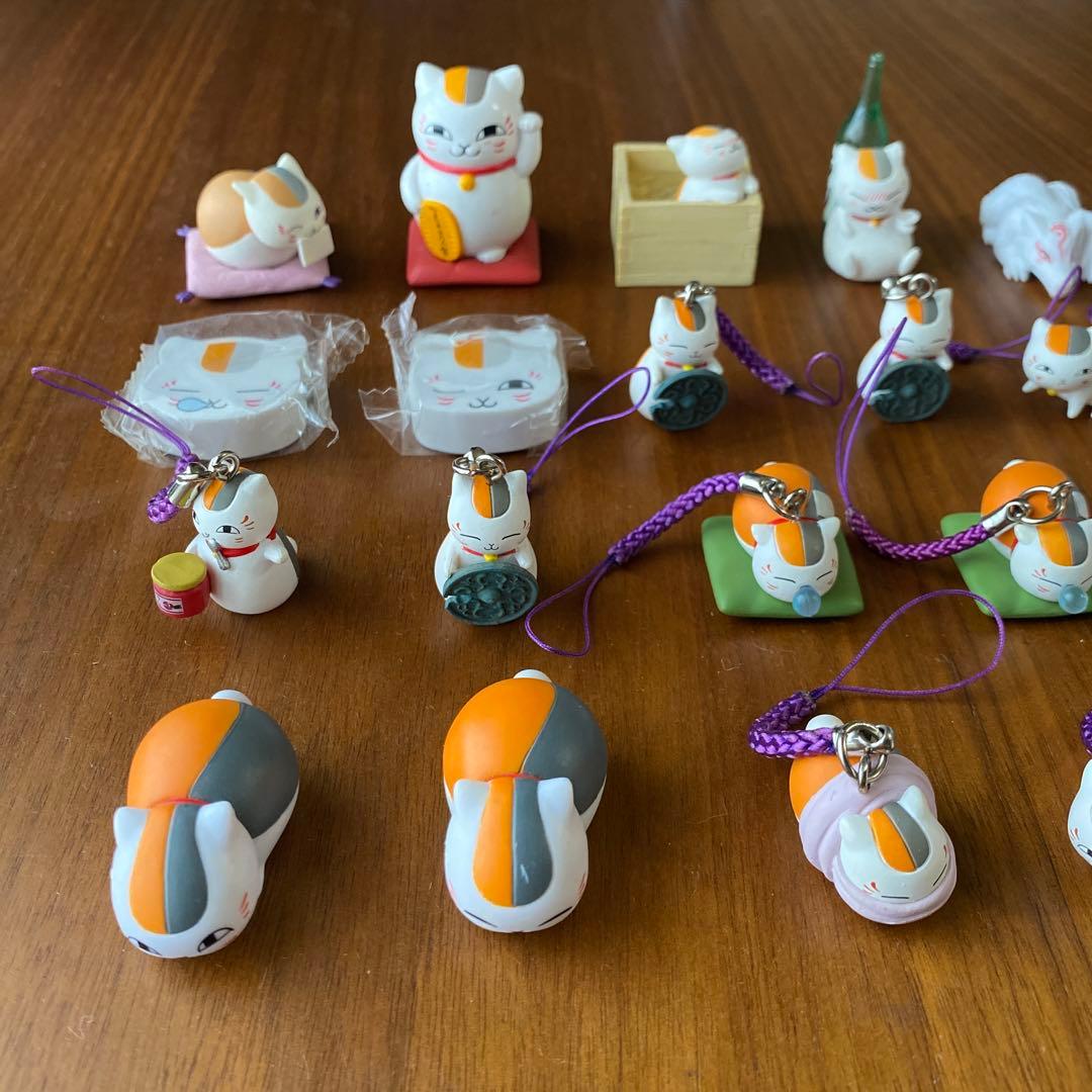 夏目友人帳　ニャンコ先生　フィギュア　根付ストラップ　まとめ売り