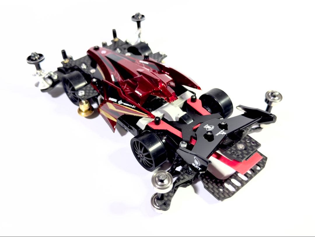 ミニ四駆　完成品　msフレキ アバンテmk3アズール