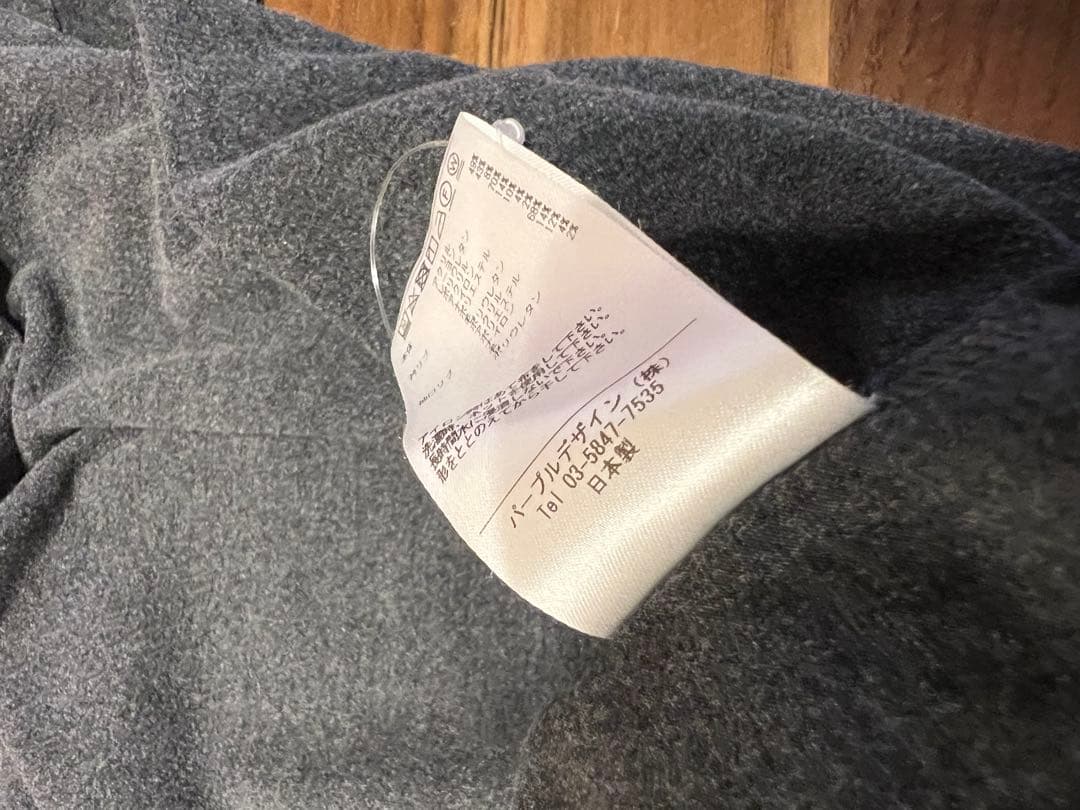 DECEMBERMAY 長袖シャツ XL グレー/レッド