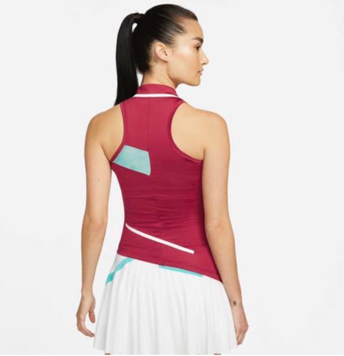 新品 NIKE ナイキ テニスウェア タンクトップ ノースリーブ レディース L