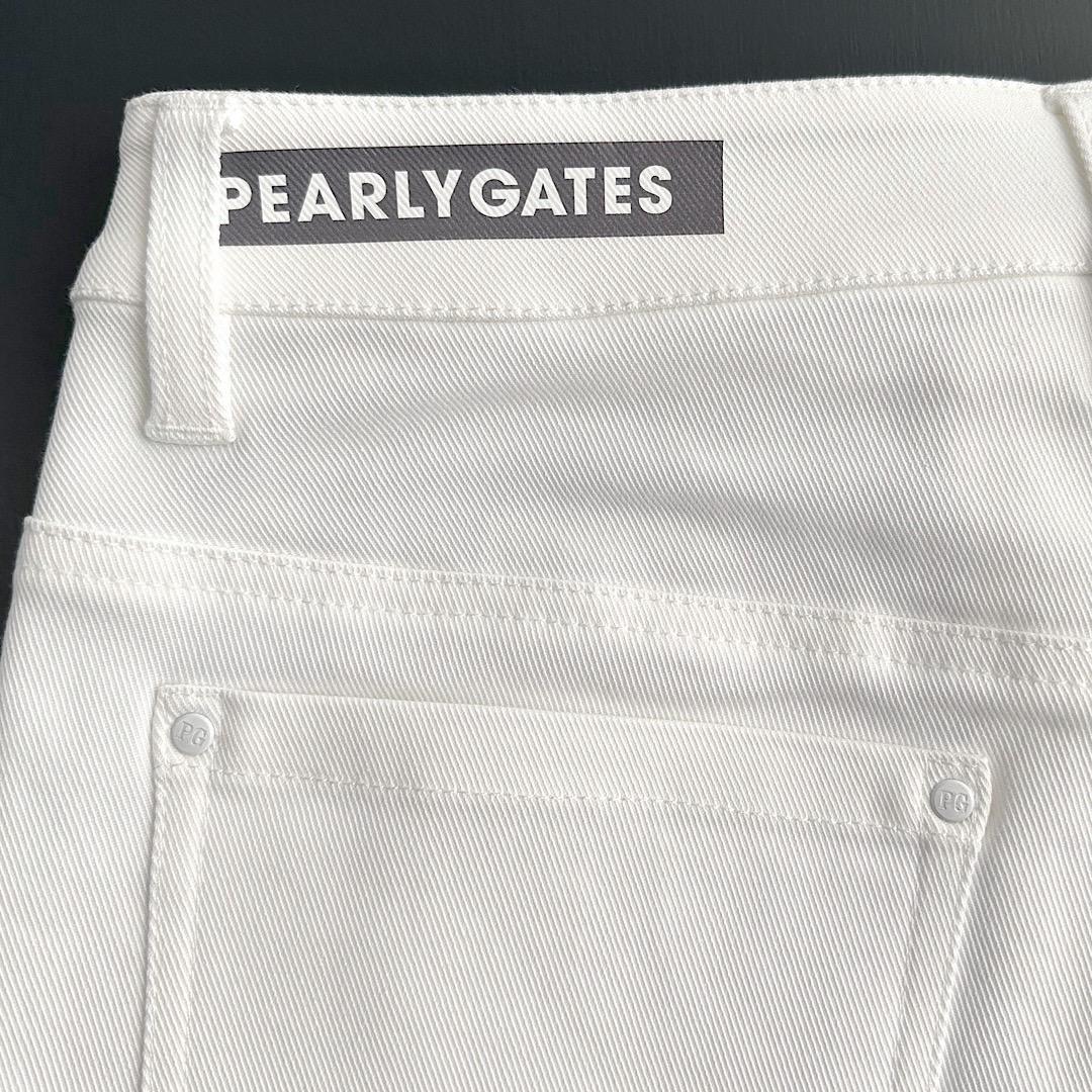137 パーリーゲイツ 定価23100円 ストレッチ ショートパンツ 白 1 M