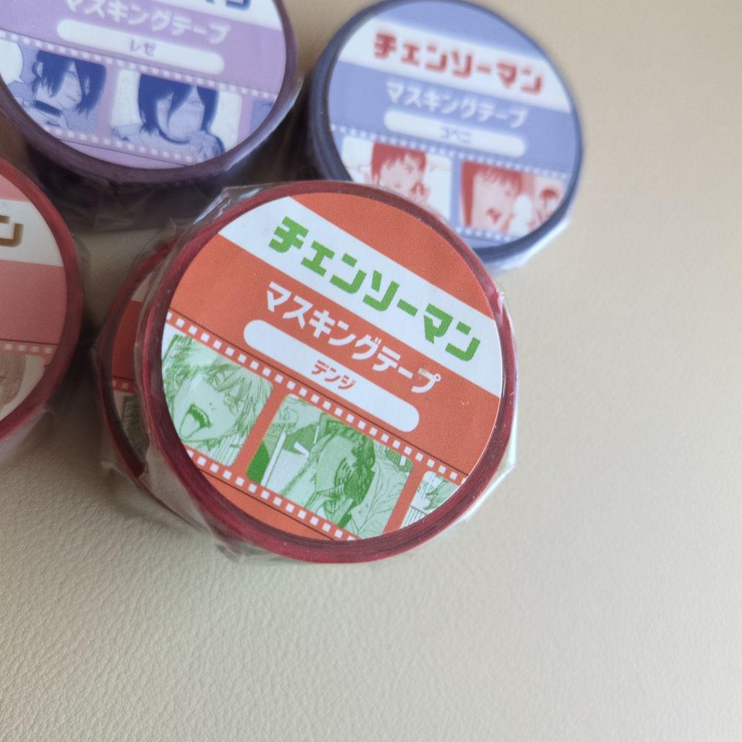 チェンソーマン　マスキングテープ　レゼ　デンジ　コベニ　マキマ　9点　マステ