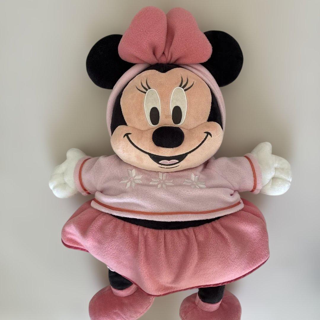 ミニー　ディズニー　ぬいぐるみ　ブランケット　冬