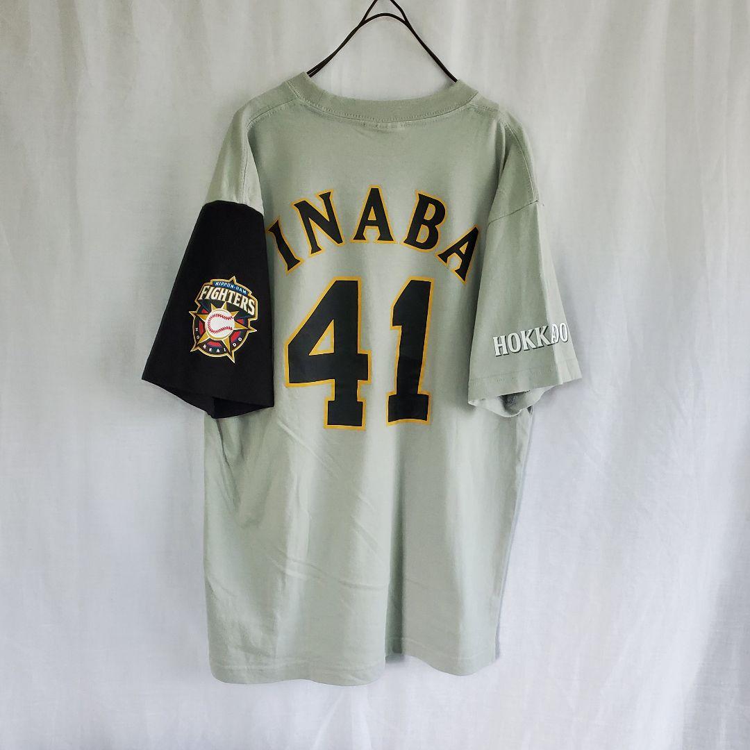 北海道日本ハムファイターズ 日ハム 稲葉篤紀 ユニフォーム型 tシャツ 鎧