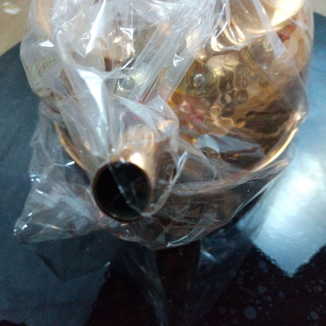 銅製やかん 木製ハンドル