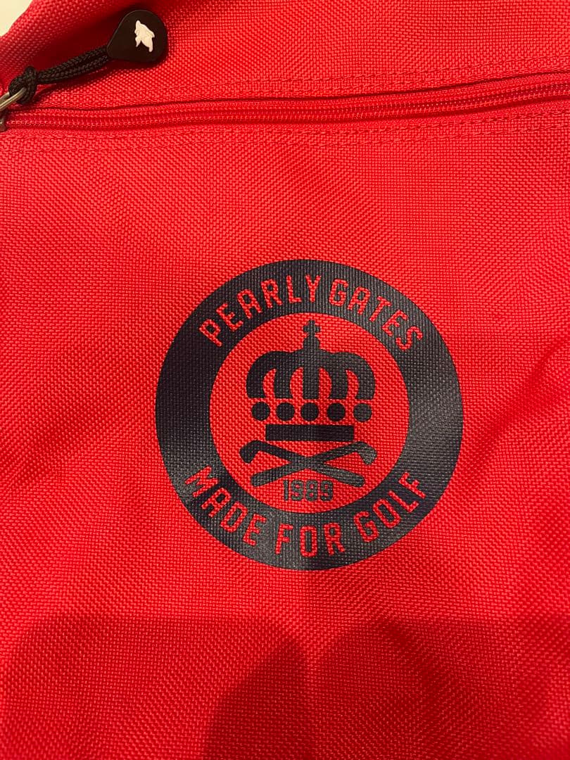 【美品✨】PEARLY GATES 赤 ゴルフバッグ