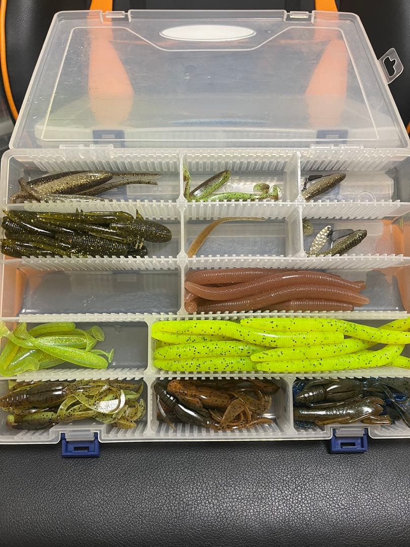 Super Bait ソフトルアー 収納ボックス 5個セット
