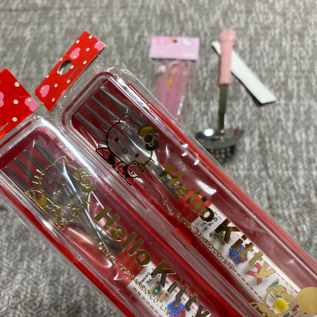 【レトロ】Hellokitty ハローキティ　キッチン　グッズセット