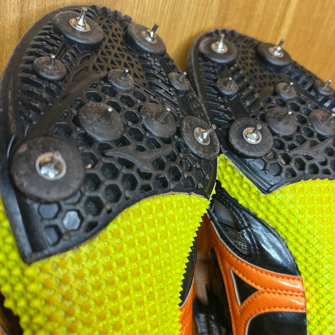 Mizunoスプリントスパイクオーダースパイク・シューズ ブラック/オレンジ