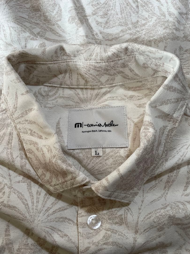 美品　Travis Mathew アロハ　ゴルフ　ポロシャツ　ボタニカル　リーフ