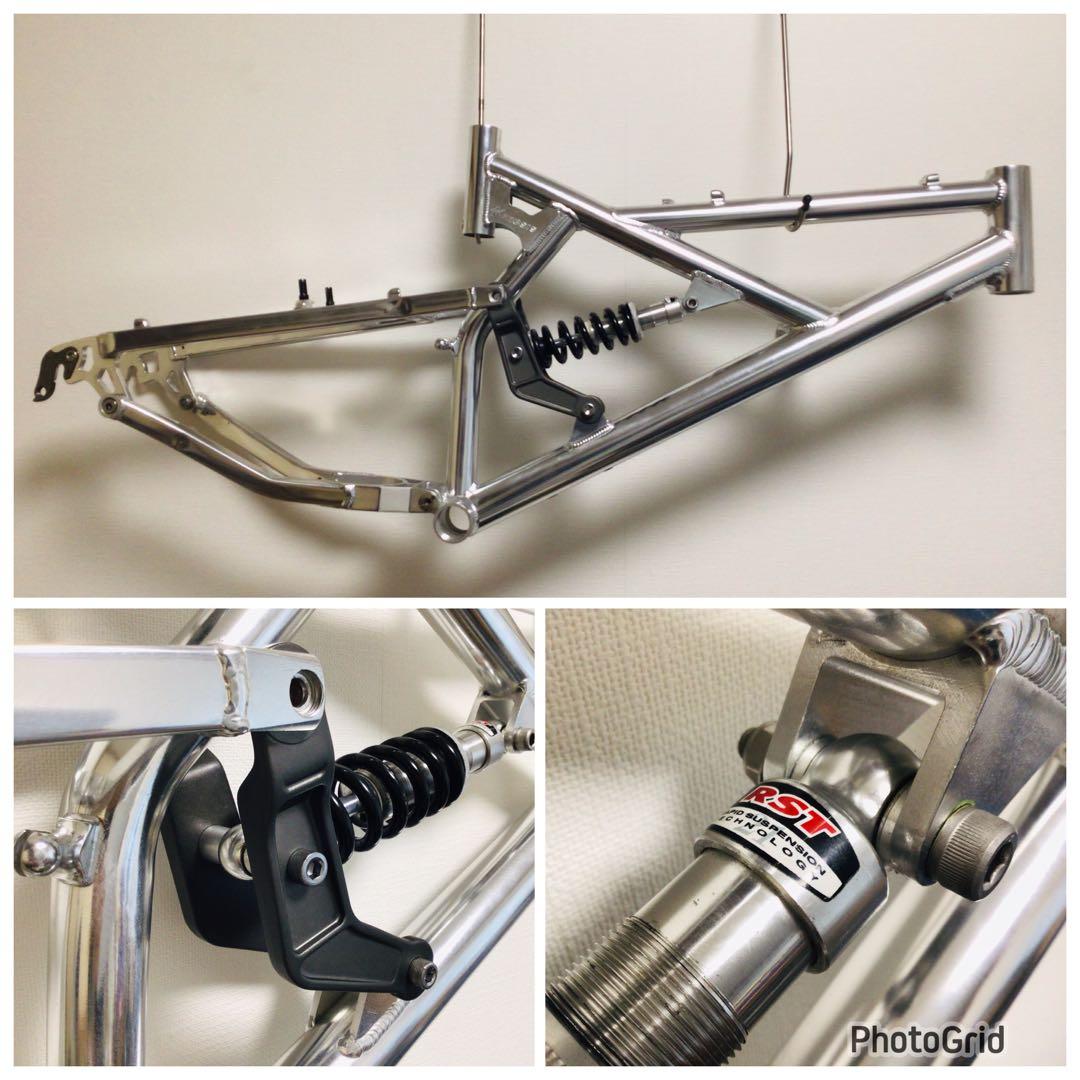 レース用 フルサスMTB 英国製 Kinesis アルミ合金 Fフォーク 未使用