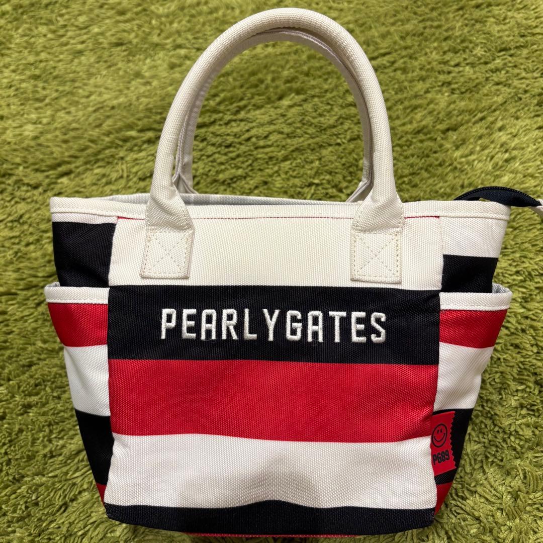 パーリーゲイツ PEARLYGATES カートバッグ 手提げバッグ トリコロール