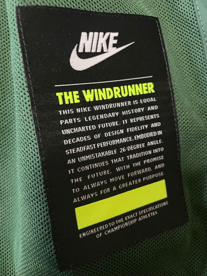 Nike ウィンドブレーカー ブラック/グリーン