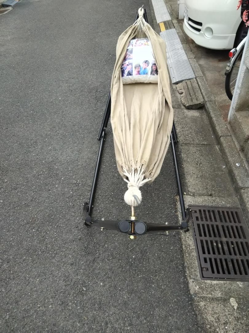 ハンモック ・自立式 ・折りたたみ・アウトドア キャンプ