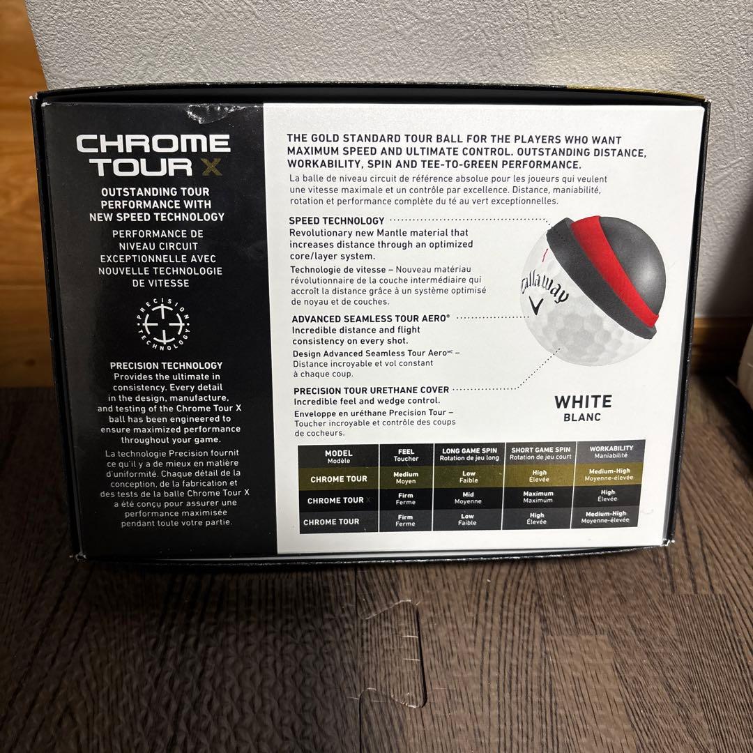 2026年新作！Callaway Chrome Tour X ホワイト
