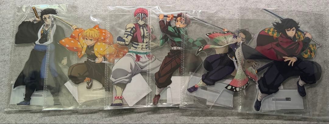 鬼滅の刃 アニプレックス くじ アクスタ セミコンプ 色紙 コンプ