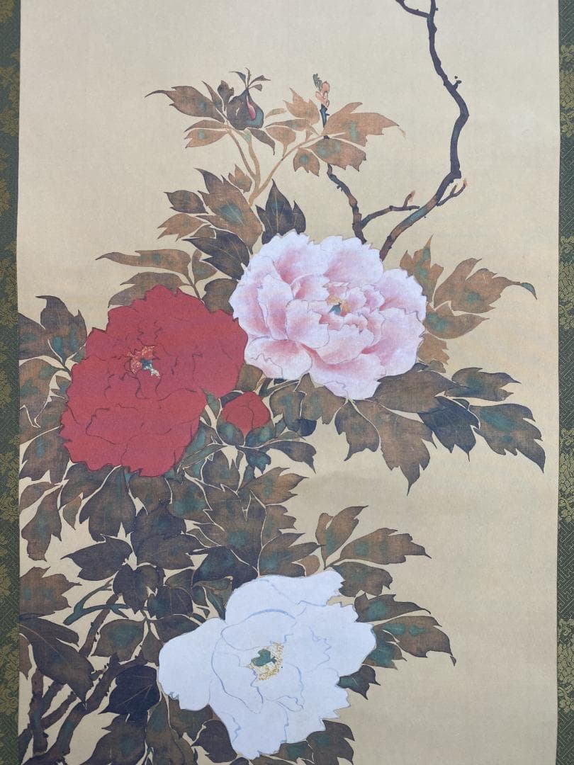 A*i様 『複製』酒井抱一『牡丹胡蝶図』限定1500/31 江戸琳派の祖 花鳥図