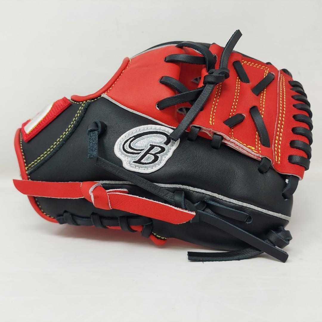 久保田スラッガー 限定トレーニング用 グラブ ブラック×レッド LT25-GS1