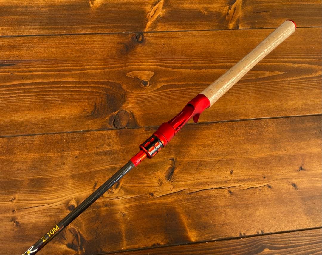 2ピースロッド　7ft 2.1M バス釣り　ベイトロッド　カーボンロッド 新品