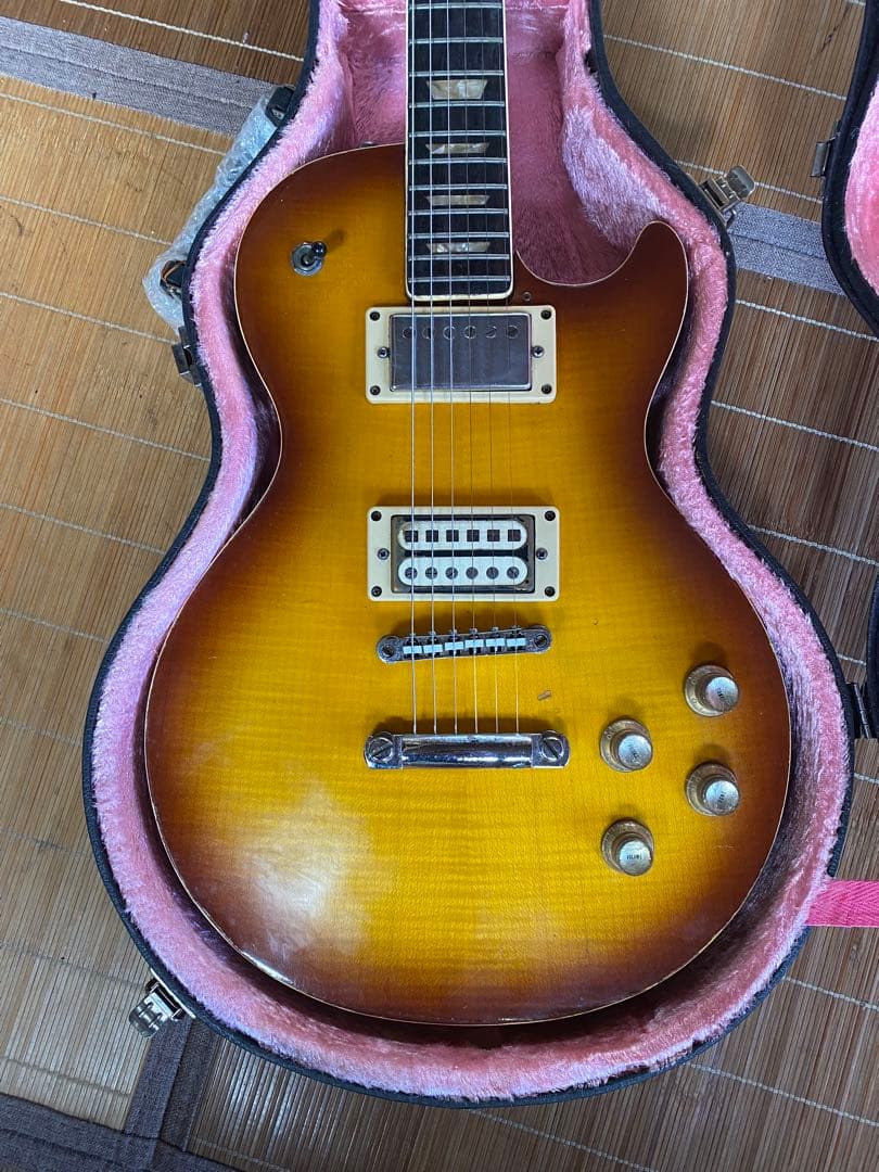 70's 初期〜中期製グレコ　グネコロゴレスポール　Sナンバー無しハードケース付