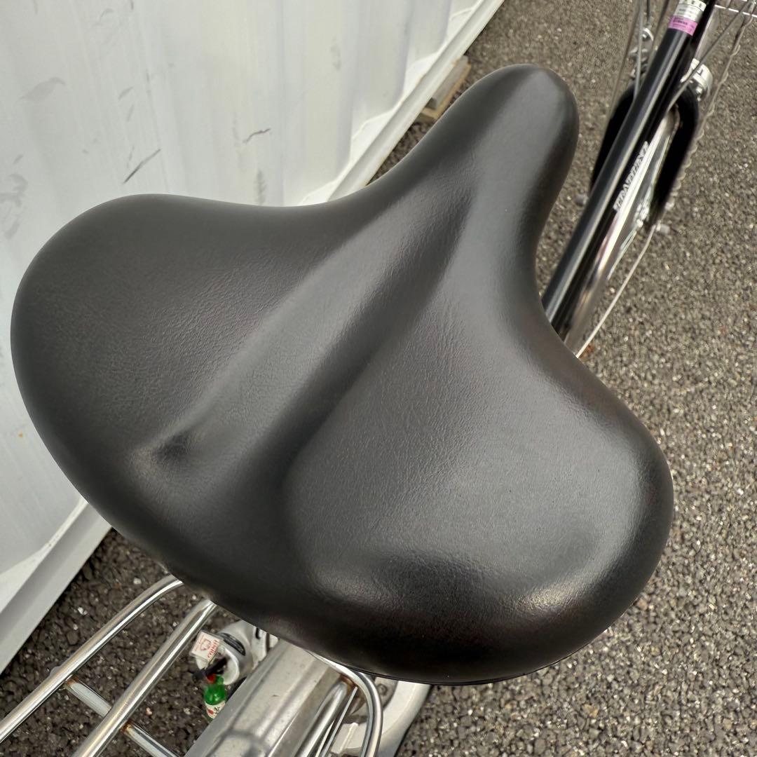 kokolate　自転車 26インチ カゴ/鍵/オートライト/6段変速付