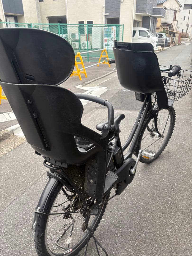 ブリヂストン　ハイディツー 前後チャイルドシート付きけ　電動アシスト自転車
