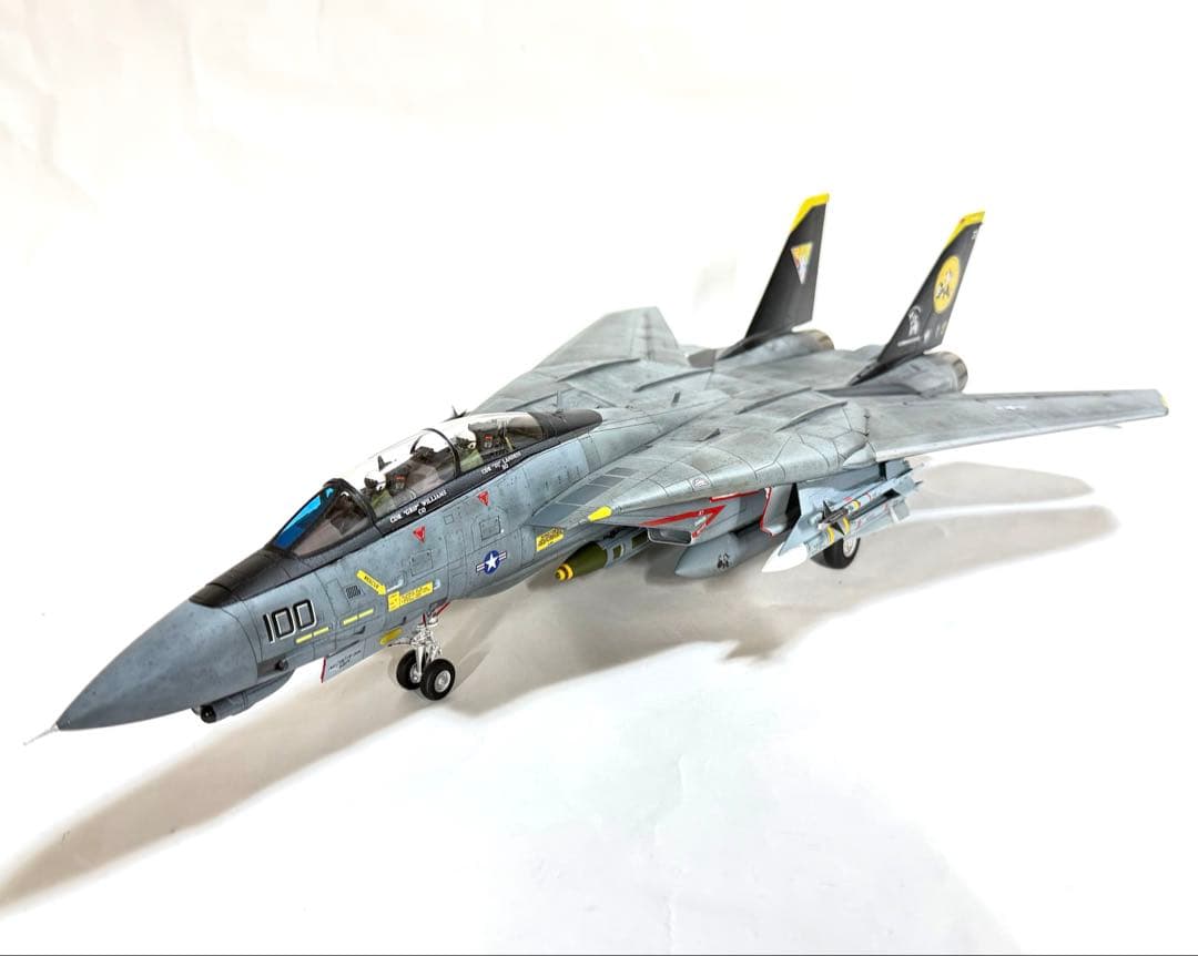 タミヤ1/48 F-14D TOMCATトムキャッターズ仕様 完成品