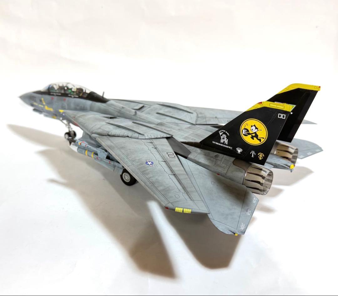 タミヤ1/48 F-14D TOMCATトムキャッターズ仕様 完成品