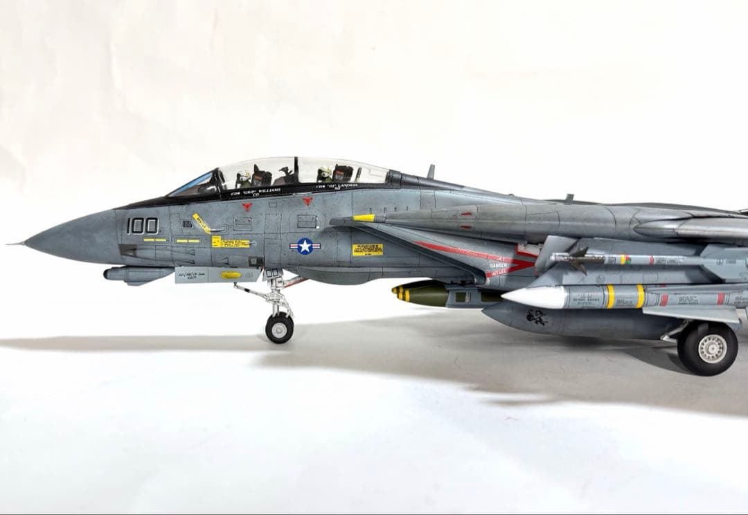タミヤ1/48 F-14D TOMCATトムキャッターズ仕様 完成品