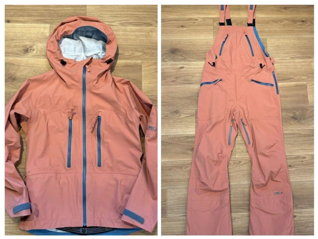 【極美品】H.I.D ウェア ジャケットM ビブパンツS 上下セット 25-26