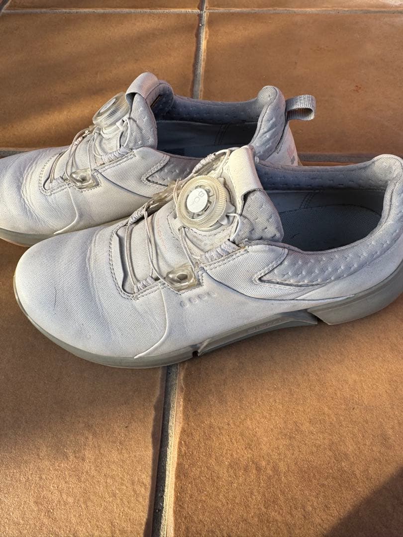 ecco ゴルフ用ホワイトシューズ