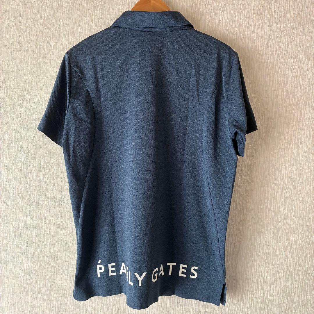 PEALY GATES PPG ハーフジップ ポロシャツ サイズ5 Lネイビー