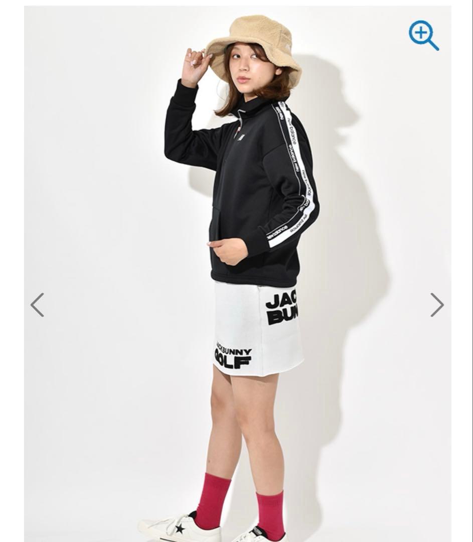 新品　New Balance レディース サイズ2 グレー　ハーフジップ　裏地付