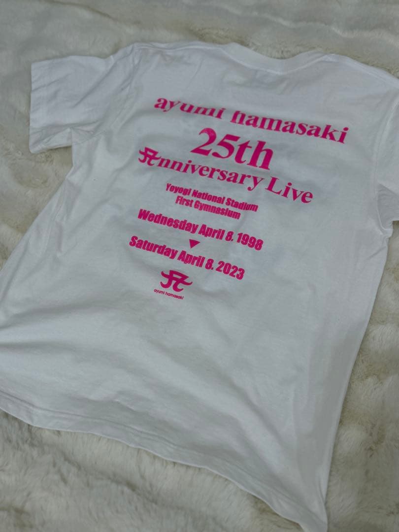 【美品✩︎希少】浜崎あゆみ25周年25th AnniversaryLiveTシャツ