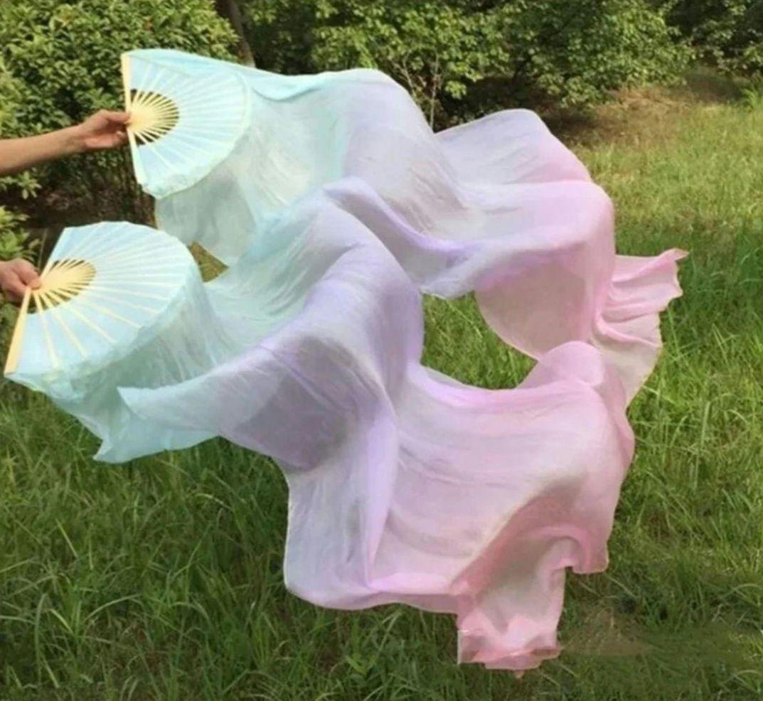 シルク ファンベール ブルータイダイベリーダンス Silk FanVeil 衣装